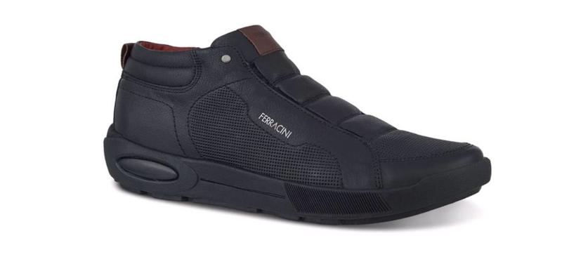 Sapatênis Ferracini Cano Alto Couro Pulse 2261 Sapatênis