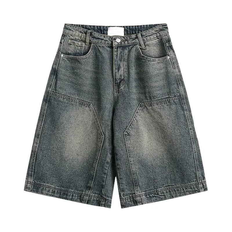 Shorts Jeans Baggy Vintage Y2K Femininos E Calças Jeans Capri