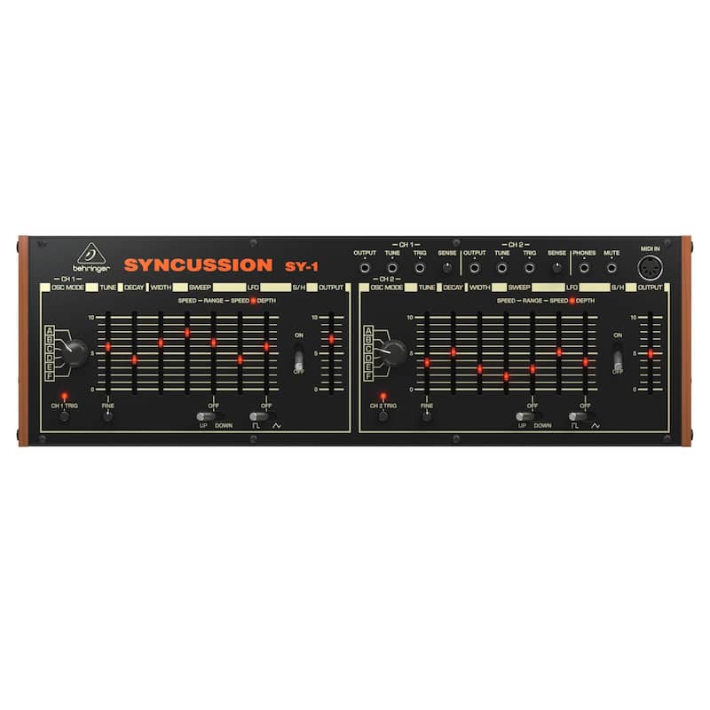 【新品未開封】behringer SYNCUSSION SY-1 Sintetizador de Percussão Behringer Syncussion SY-1 - Pedal para