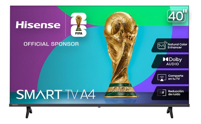 Smart Tv 40 Hisense 40a4nv Full Hd Dled Dts Virtualx Vidaa - TV 4K