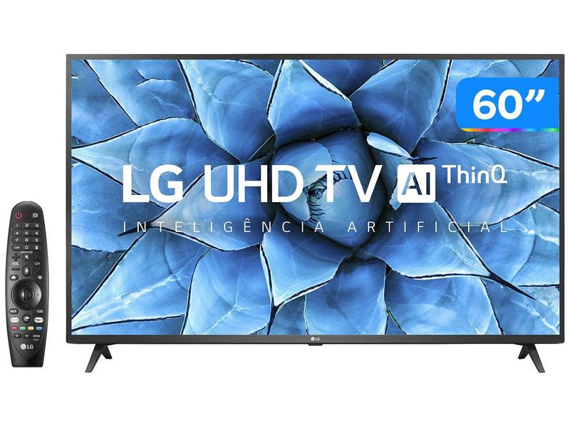 Smart TV 4K LED 60” LG 60UN7310PSA Wi-Fi Bluetooth - HDR