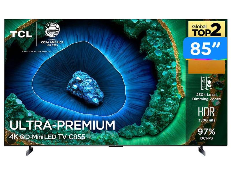 TCL 85インチ QD-Mini LED 液晶テレビ 本体 Smart TV 85