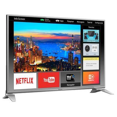 Smart TV Led 43 Polegadas Panasonic Full HD HDMI USB TC-43DS630B