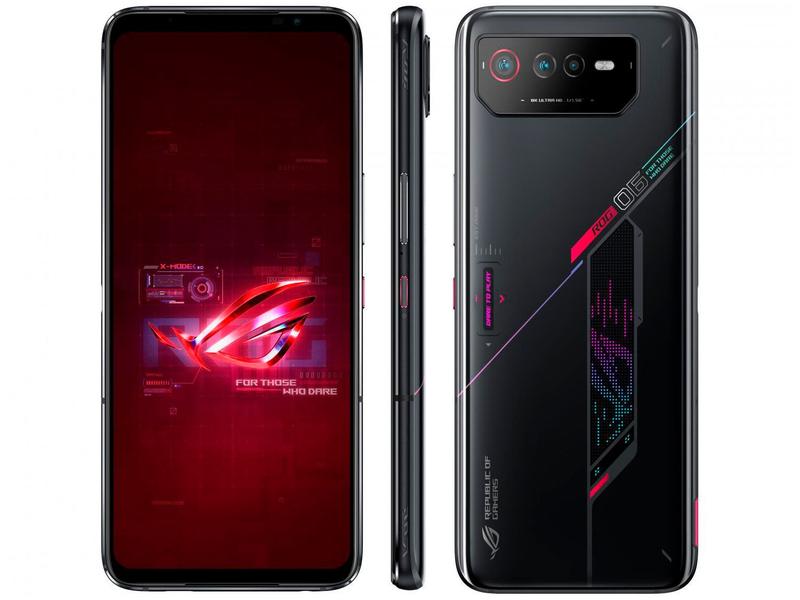 Smartphone Asus Rog Phone 6 256GB Black 5G Snapdragon SM8475 8GB