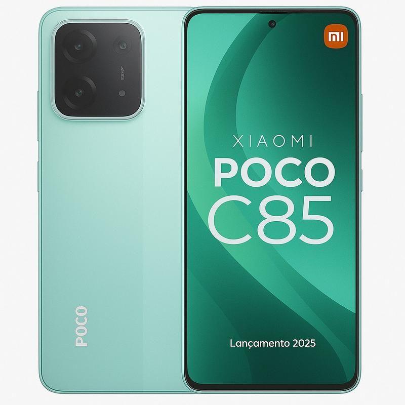 Smartphone Celular Xiaomi POCO C85, 256GB, 8GB RAM, Android 15