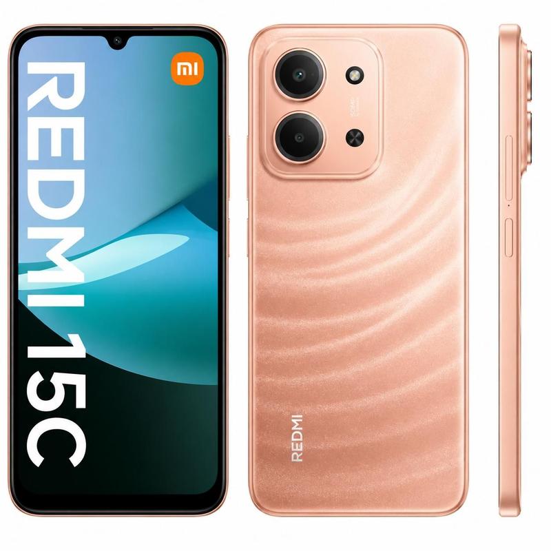 Smartphone Celular Xiaomi Redmi 15C 128GB, 4GB RAM, 4G, Tela 6,74