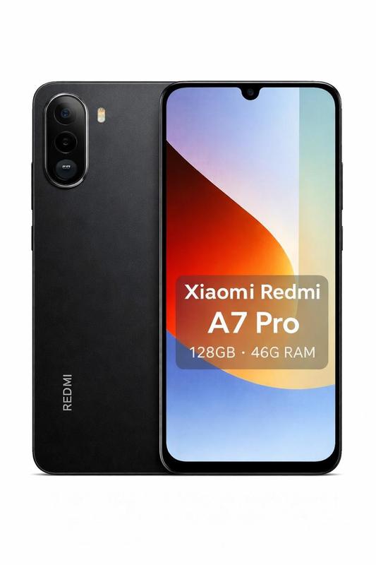 REDMI A7 Pro ブラック 4GB RAM 128GB ROM Smartphone Celular Xiaomi Redmi A7 Pro 128GB, 4GB RAM, 4G, Tela 6