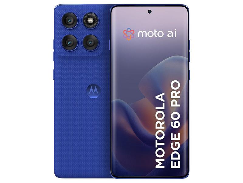 Smartphone Motorola Edge 60 Pro 256GB Azul 5G 24GB RAM 6,7