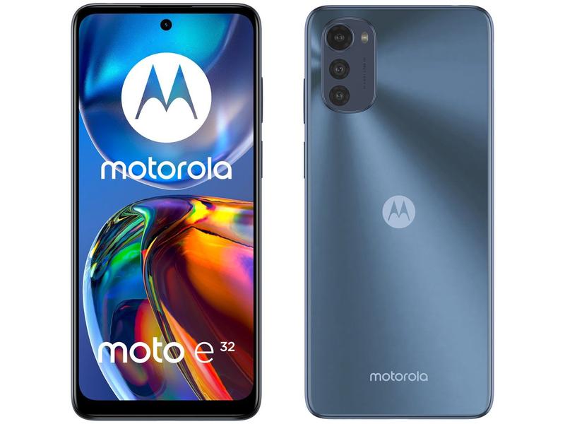 motorola moto e32sスマートフォン 本体とケース　グレー Smartphone Motorola Moto E32 64GB 4GB RAM Tela 6,5 Polegadas
