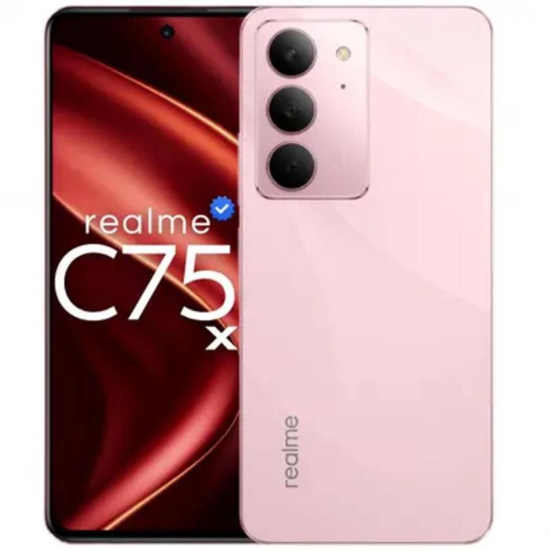 Smartphone Realme C75X 256GB 8GB Prova dágua Câmera dupla 50MP