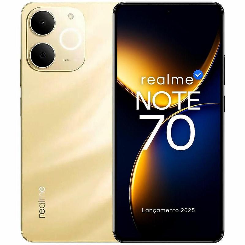 Smartphone Realme Note 70 256GB Bateria 6300mAh IP54 MIL-STD-810H