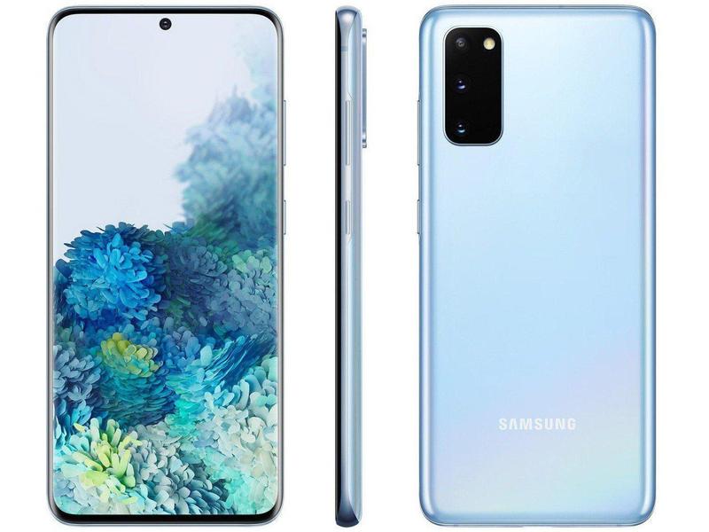 Smartphone Samsung Galaxy S20 128GB Cloud Blue 4G - Octa-Core 8GB