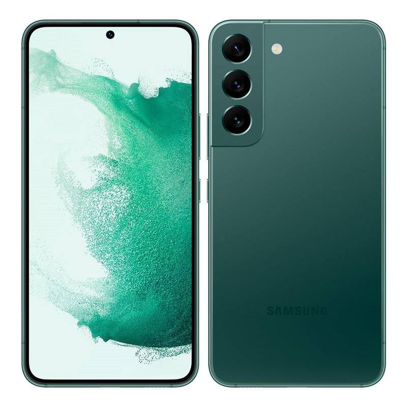 Samsung Galaxy S22 本体 グリーンケース付 Smartphone Samsung Galaxy S22,Verde,Tela 6.1