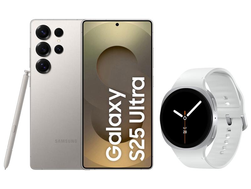 Smartphone Samsung Galaxy S25 Ultra 256GB Titânio - Cinza 5G +