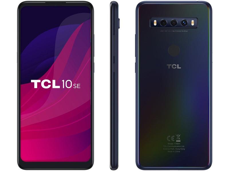 Smartphone TCL 10 SE 128GB Azul 4G Octa-Core - 4GB RAM Tela 6,52