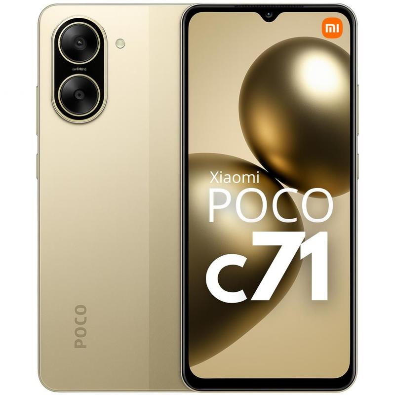 Smartphone Xiaomi POCO C71 128GB 8GB RAM BOOST Câmera dupla 50MP