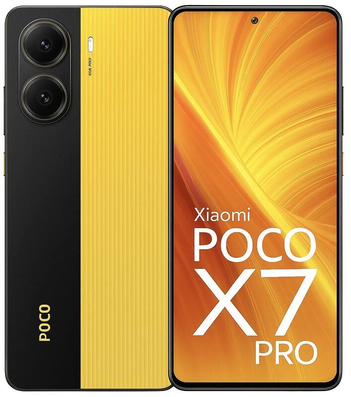 POCO X7 Pro 本体 512GB イエロー Smartphone Xiaomi POCO X7 Pro 5G, 512GB, 12GB RAM, Android 14