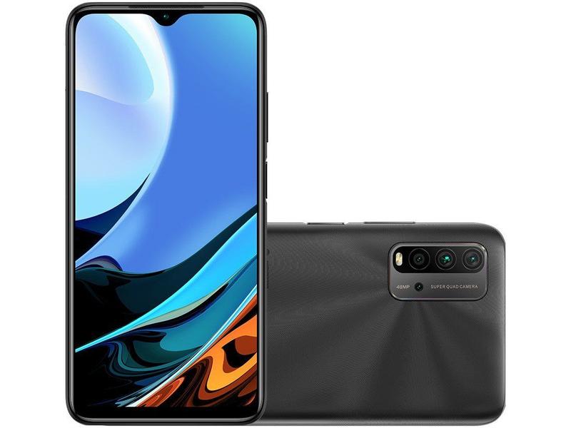 Xiaomi Redmi 9T Carbon Gray 本体 未開封 Smartphone Xiaomi Redmi 9T 128GB Cinza - 4G+ 4GB RAM Tela 6,53