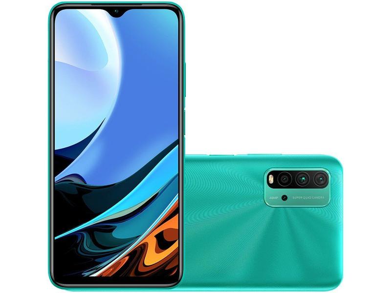 Smartphone Xiaomi Redmi 9T 128GB Verde 4G+ - 4GB RAM 6,53” Câm