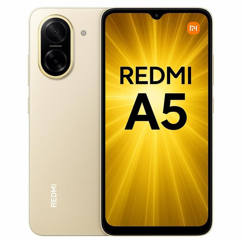 Redmi A5 ゴールド 4GB/128GB simフリー Smartphone Xiaomi Redmi A5, 128GB, 4GB RAM, Câmera 32MP, Dual SIM