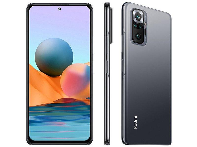 Xiaomi Redmi Note 10 Pro-Onyx Gray 新品未開封 Smartphone Xiaomi Redmi Note 10 Pro 128GB Cinza - 4G+ 6GB RAM 6,67