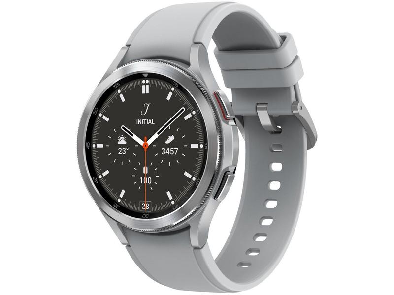 その他 galaxy watch4 Smartwatch Samsung Galaxy Watch4 Classic LTE 46mm Prata 16GB