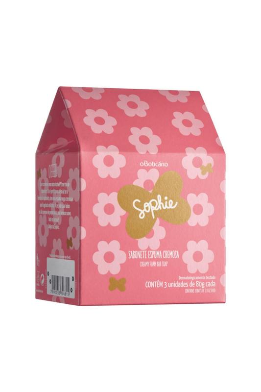 O3 SOAP 80g 3個セット Sophie sabonete espuma cremosa 80g contem 3 unidades - OBOTICARIO