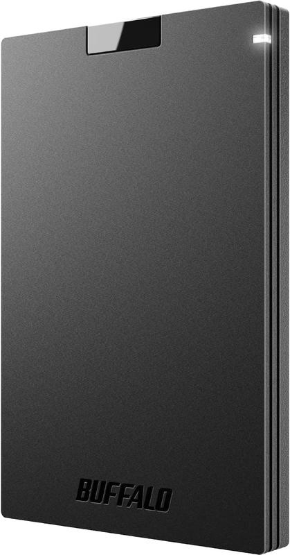 SSD Externo Buffalo 500GB - USB 3.2 Tipo-C/A para PS4/PS5/PC/Mac