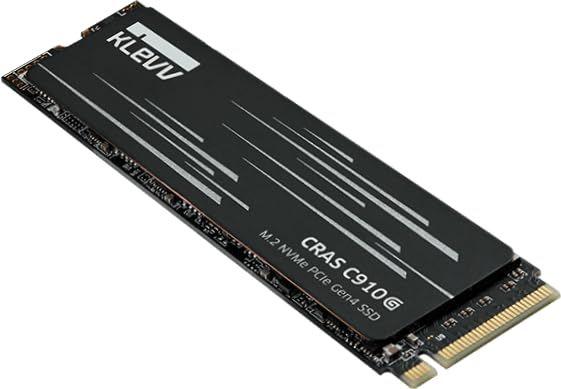 SSD KLEVV CRAS C910G 2TB M.2 NVMe PCIe Gen4x4 com dissipador de