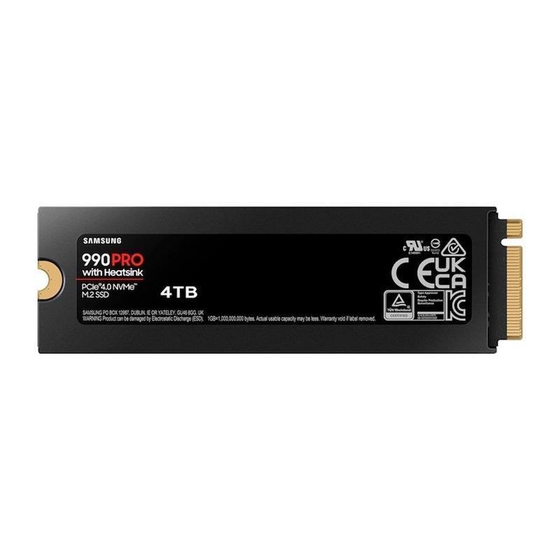 SSD Samsung 990 PRO, 4TB, M.2 2280, PCIe 4.0 x4, NVMe, Leitura