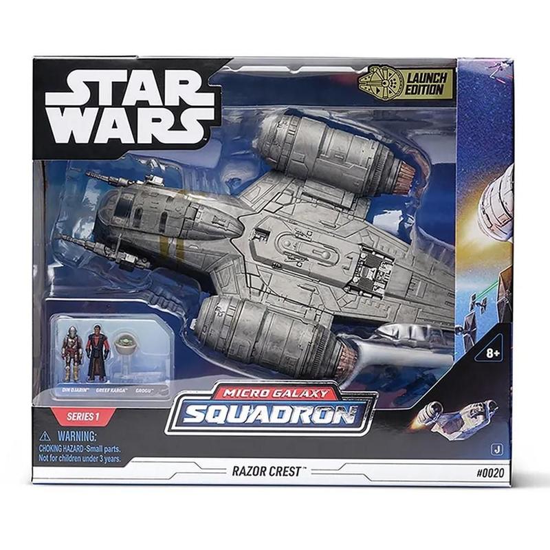 Star Wars Nave Espacial Razor Crest 20 cm Com Figuras - Sunny