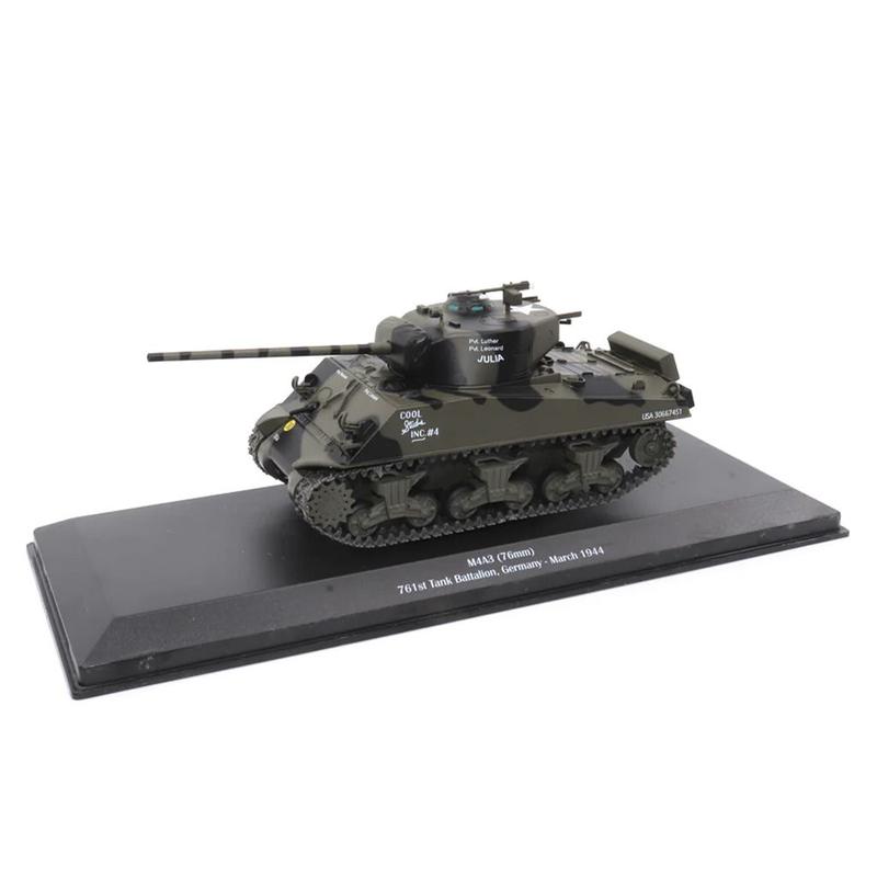 Tanque De Guerra M4A3 761ST Battalion Alemanha 1944 1/43 - Diecast