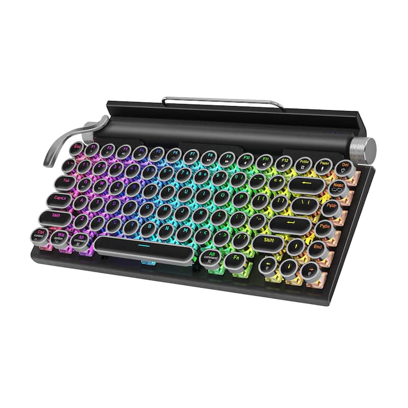 Teclado de máquina de escrever Taiahiro Retro Wireless Mechanical