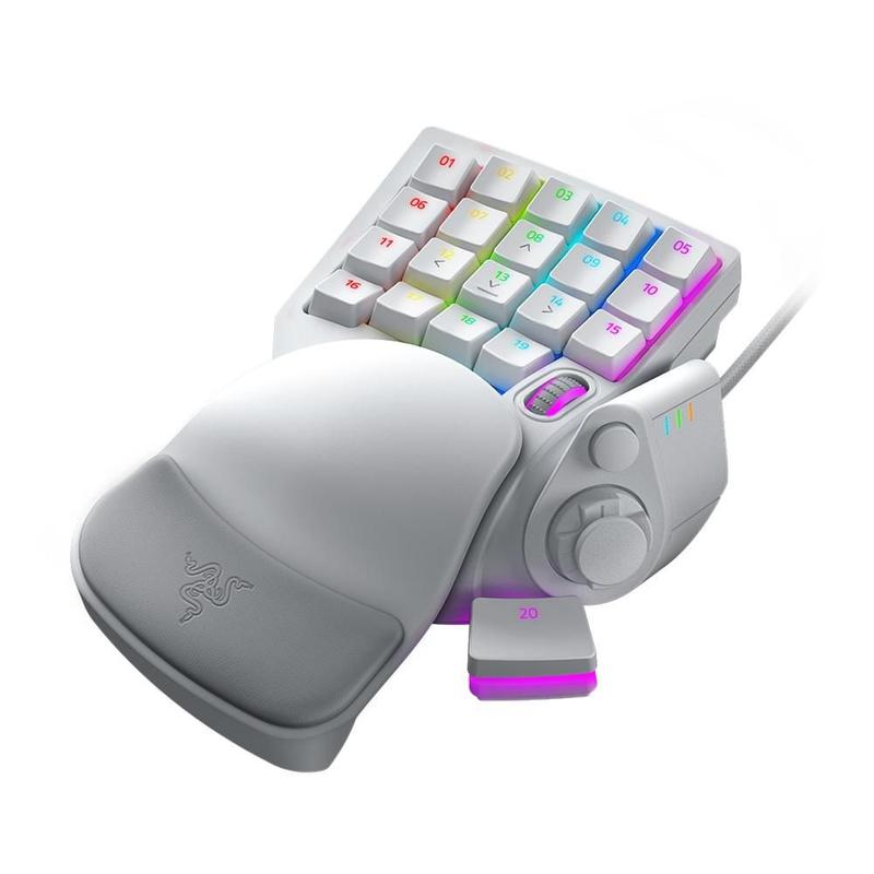 Razer Tartarus Pro Mercury 本体 Teclado Gamer Razer Tartarus Pro, Chroma, Analog Optical Switch