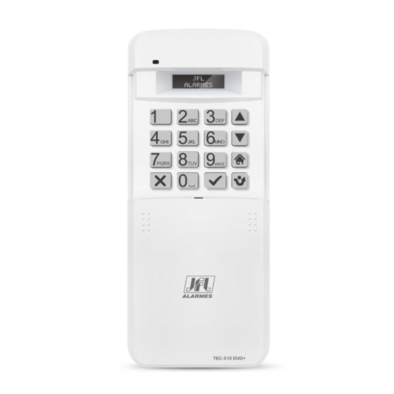 Teclado jfl entrada dados p/ central alarmes tec 510 duo+ - Alarme