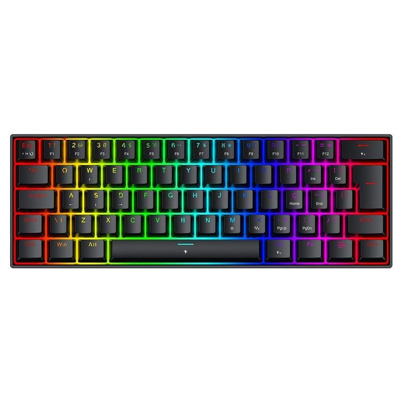 Teclado Magnético Gamer Redragon Fizz, 60%, RGB, 8000Hz, Rapid