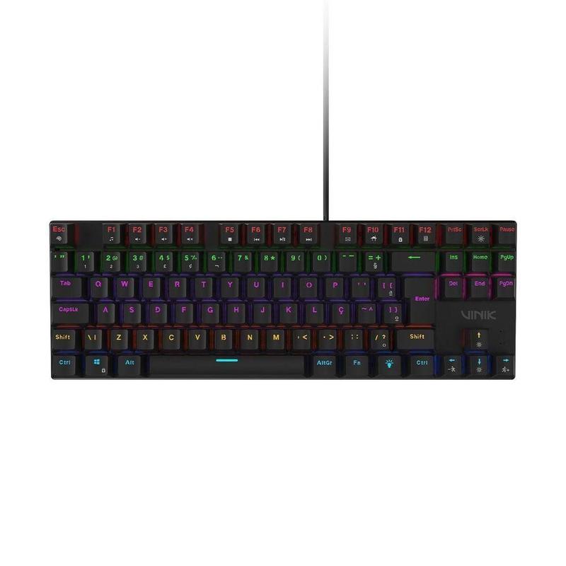 Teclado Mecanico 75% TKL Anihi ANIHI75BL Led Rainbow Switch Blue