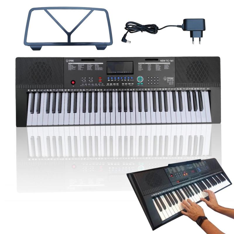 Teclado Musical Iniciante Estudant Spring tc-161 Tipo Yamaha