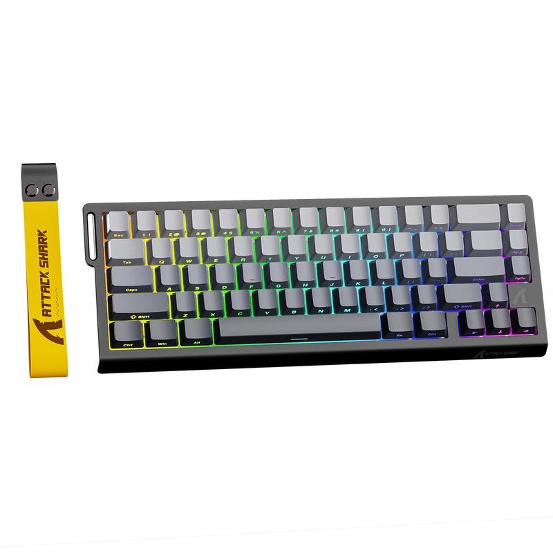 Teclado para jogos MAMBASNAKE ATTACK SHARK X68 HE 8000Hz Rapid