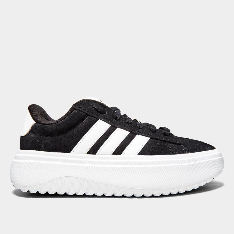 Tênis Adidas Grand Court Platform Suede Feminino Tênis Esportivo