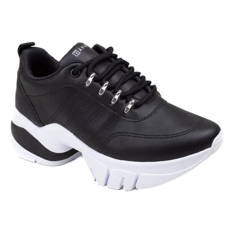 Tênis Casual Feminino Ramarim Solado Alto Ilhós Tênis Feminino