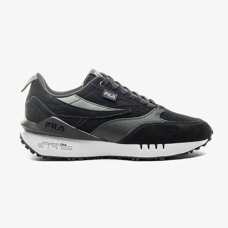 Tênis Fila Renno Vintage Masculino Preto