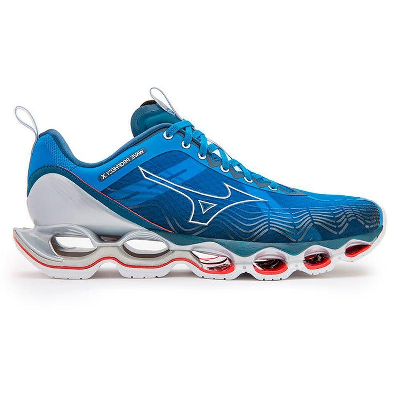 希少 Mizuno Pro TN-87 10本 3-9PS DG R400 Tênis Mizuno Wave Prophecy X - Masculino - 43 - Azul/prata - Tênis