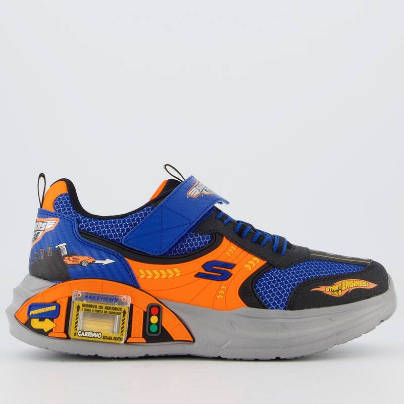SHAKER LEGACY　1998年 233P HC Tênis Skechers Garage Infantil Preto - Tênis Esportivo - Magazine