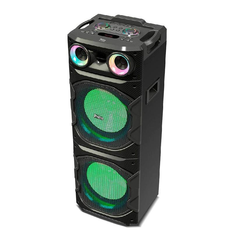 Torre de Som Caixa Acústica Bluetooth 2600W PCX26000 Philco Preta
