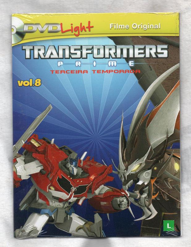 Transformers Prime DVD 3ª Temporada Vol. 8 - NovoDisc - Minissérie