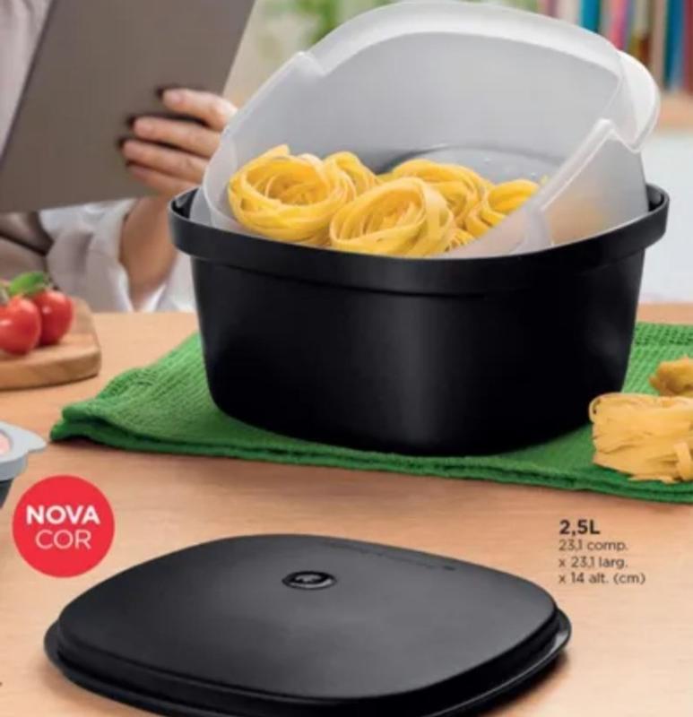Tupperware Múltipla 2,5L Preta - Pote - Magazine Luiza