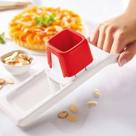 Tupperware Ralador/Fatiador Super Chef Mini Branco. 