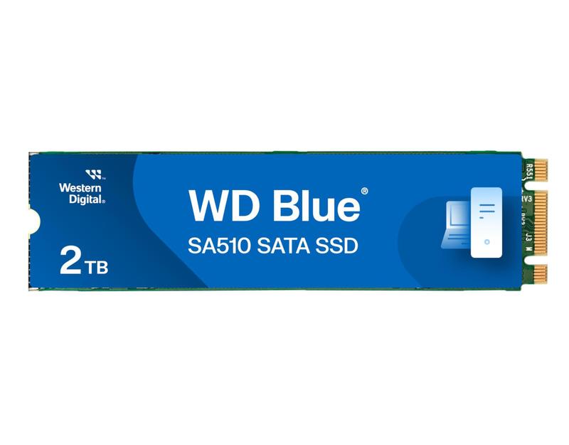 内蔵型SSD Western Digital WD Blue SA510 2TB SSD Unidade de estado sólido interna Western Digital WD Blue 2TB SA510