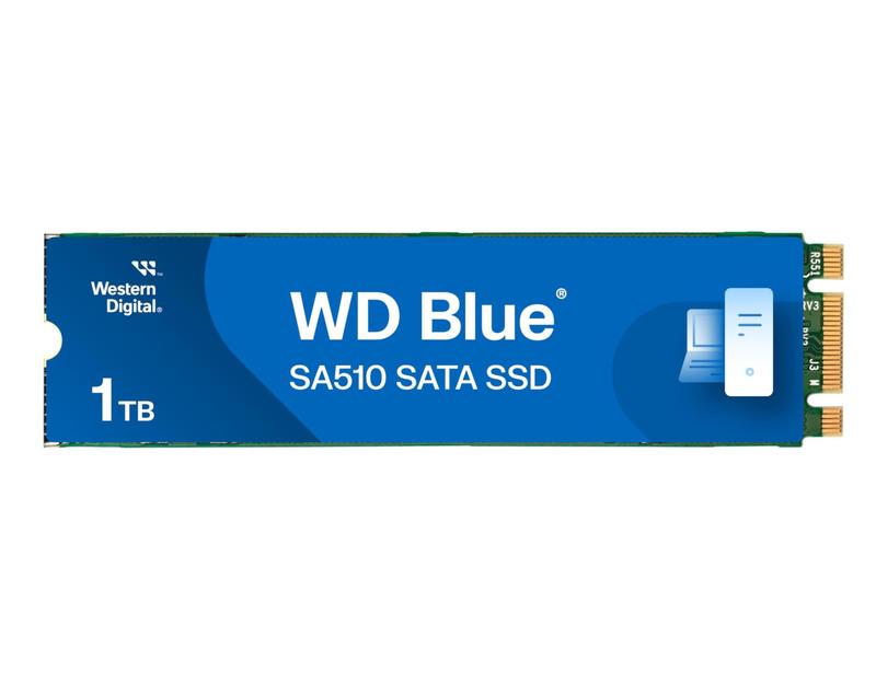 内蔵型SSD Western Digital WD Blue SA510 1TB SSD Unidade de estado sólido Western Digital WD Blue SA510 SATA de 1